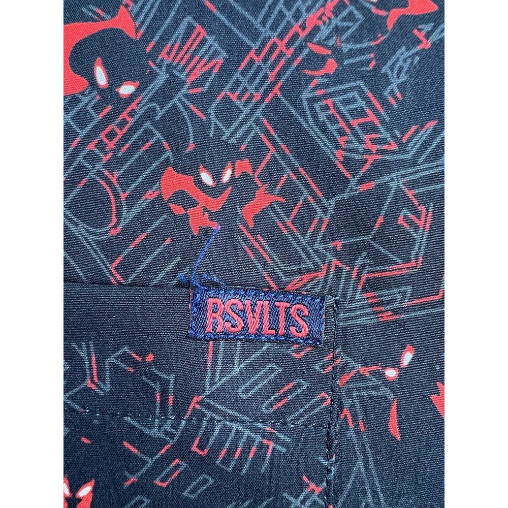 RSVLTS Shirt Mens 3XL Black Marvel Comics Spiderman Miles Morales S/S Button Up - Picture 4 of 9